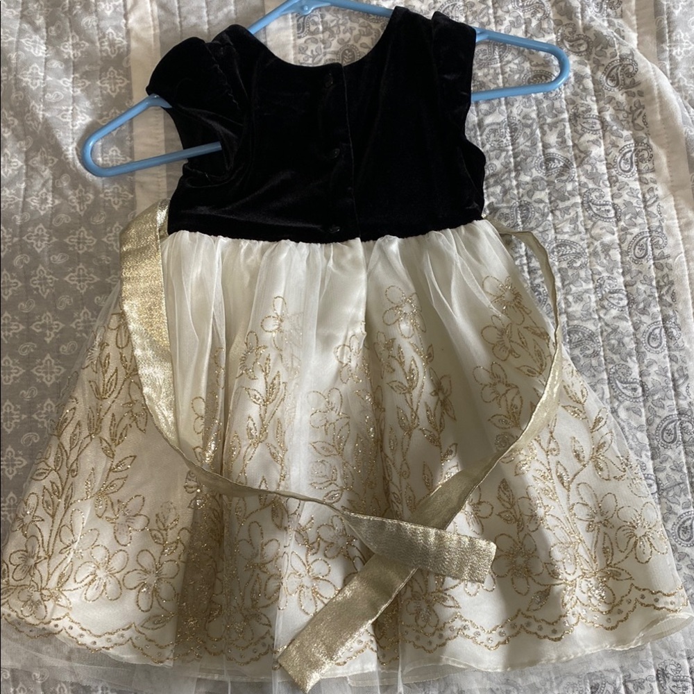 Jona Michelle Formal Black and White Dress with Elegant Tulle - Picture 8 of 9